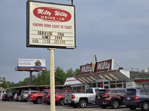 Milty Wilty Drive-In in Wautoma, Wisconsin along Highways 21 and 73
