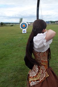 Wisconsin Highland Games, women's longbow competition