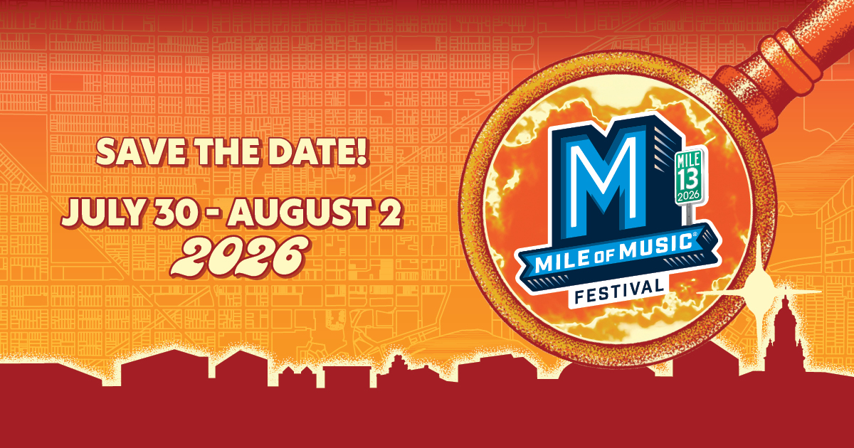 Mile of Music in Appleton, Wisconsin, July 30 - August 2, 2026