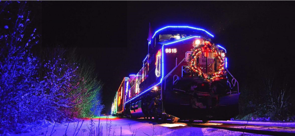 Canadian Pacific Holiday Train in Wisconsin