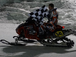 Snowmobile Derby winner