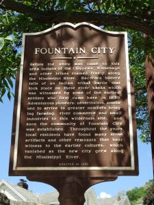 Fountain City Historic Marker, along Highway 35 just south of Highway 95.