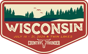 Country Thunder Wisconsin, in Twin Lakes July 18-21, 2024