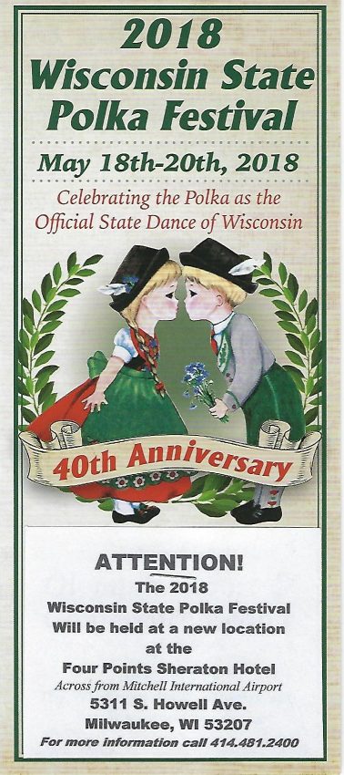 Wisconsin State Polka Festival poster 2018