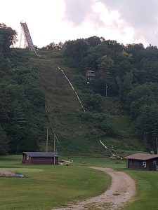 Snowflake Ski Jump vertical