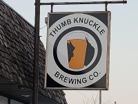 Thumb Knuckle Brewing sign