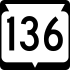 Wisconsin Highway 136 symbol