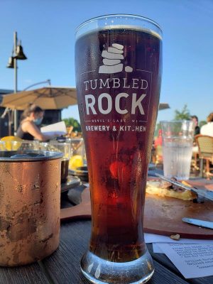 Tumbled Rock Brewery & Kitchen, along Highway 136 just south of Baraboo near Devil's Lake State Park