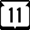 Wisconsin Highway 11 symbol