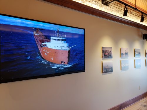 Ship images at the Port Exploreum, Port Washington, WIsconsin