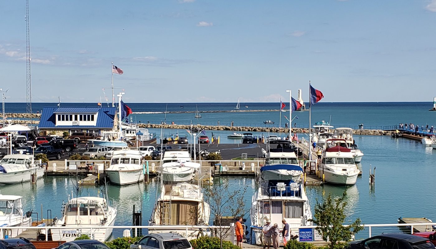 Harbor from the Port Exploreum deck, Port Washington, Wisconsin