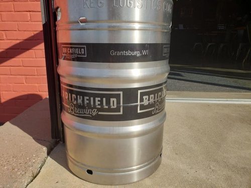 Keg at Brickfield Brewing Company, Grantsburg, Wisconsin