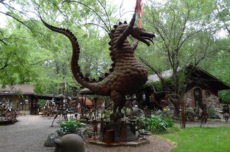 Jurustic Park just might be Wisconsin’s oddest (and coolest) sculpture garden