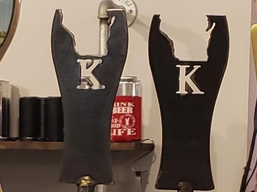 Taps at Knuth Brewing Company, Ripon, Wisconsin