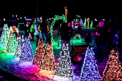 Enchantment in the Park at Regner Park in West Bend, Wisconsin