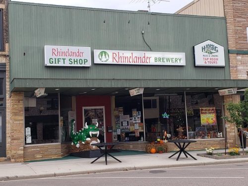 Rhinelander Brewery's location in downtown Rhinelander.