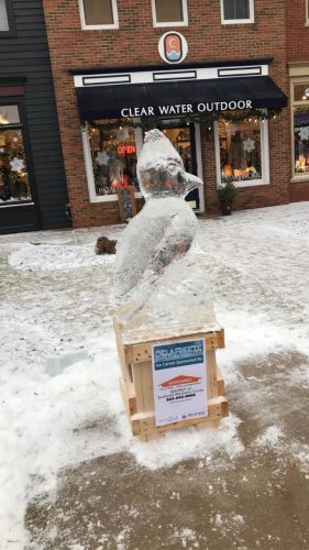 Ice Carving at DelaFREEZE in Delafield, Wisconsin