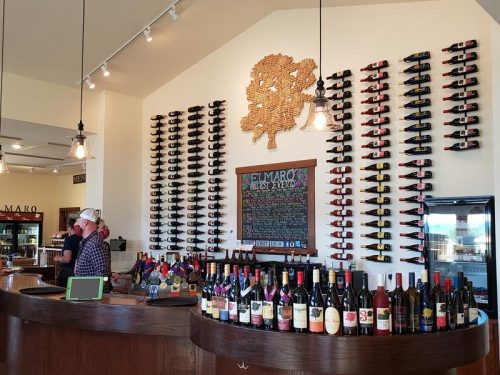Tasting Room at Elmaro Vineyard & Winery, Trempealeau, Wisconsin
