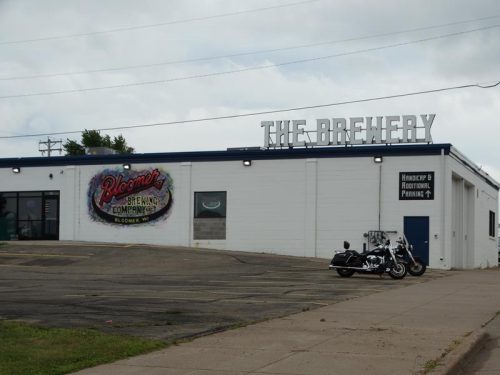 Bloomer Brewing Company, quite visible off Highway 40 going through Bloomer, Wisconsin
