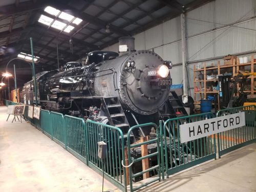 Trains on display at the Wisconsin Automotive Museum, Hartford, Wisconsin
