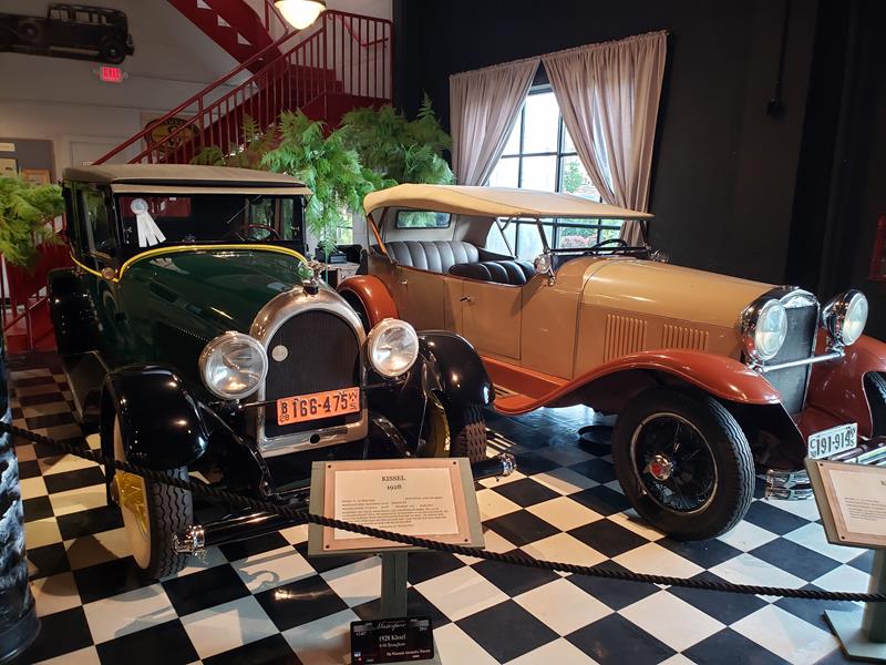 The Kissel exhibit at the Wisconsin Automotive Museum, Hartford, Wisconsin