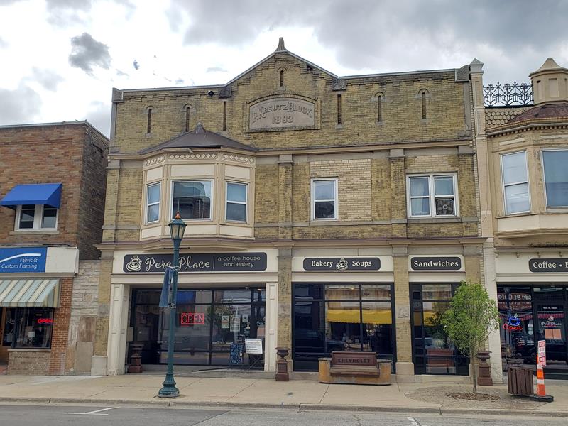 Perc Place, one of many great businesses along Main Street in Hartford, Wisconsin, just north of where Highway 83 meets Highway 60