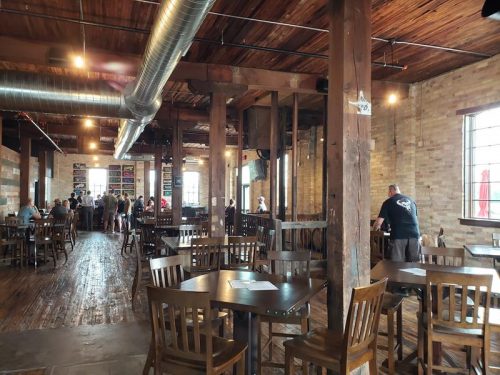 PetSkull Brewing Company, just off U.S. 10, Highway 42, and U.S. 151 in Manitowoc, Wisconsin