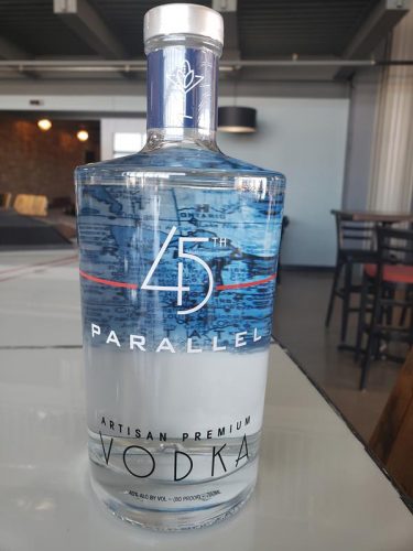 45th Parallel Vodka from the source at 45th Parallel Distillery, New Richmond, Wisconsin