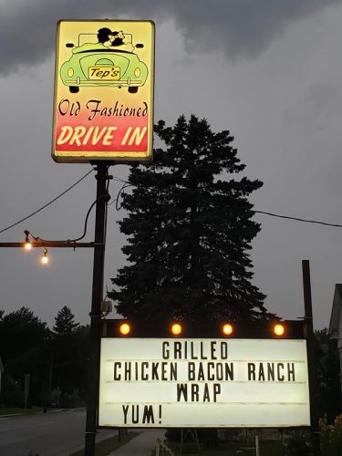 Wisconsin Drive-In Burger Stands: Tep's in Augusta
