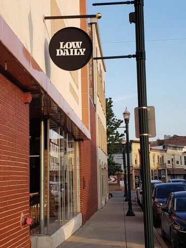 Low Daily Brewing along Pine Street, Burlington, Wisconsin