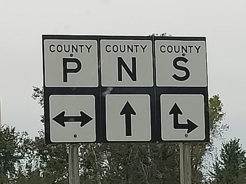County roads P-N-S in Wood County
