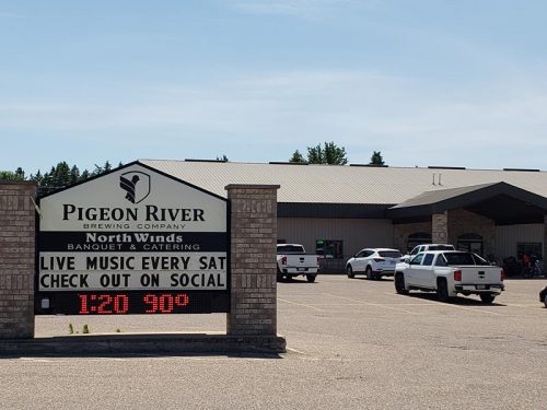 Pigeon River Brewing Company, at Highway 110 and U.S. 45 in Marion, Wisconsin
