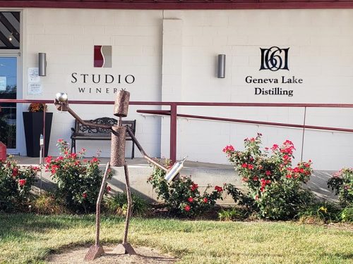 Outside Studio Winery & Geneva Lake Distilling, Lake Geneva, Wisconsin