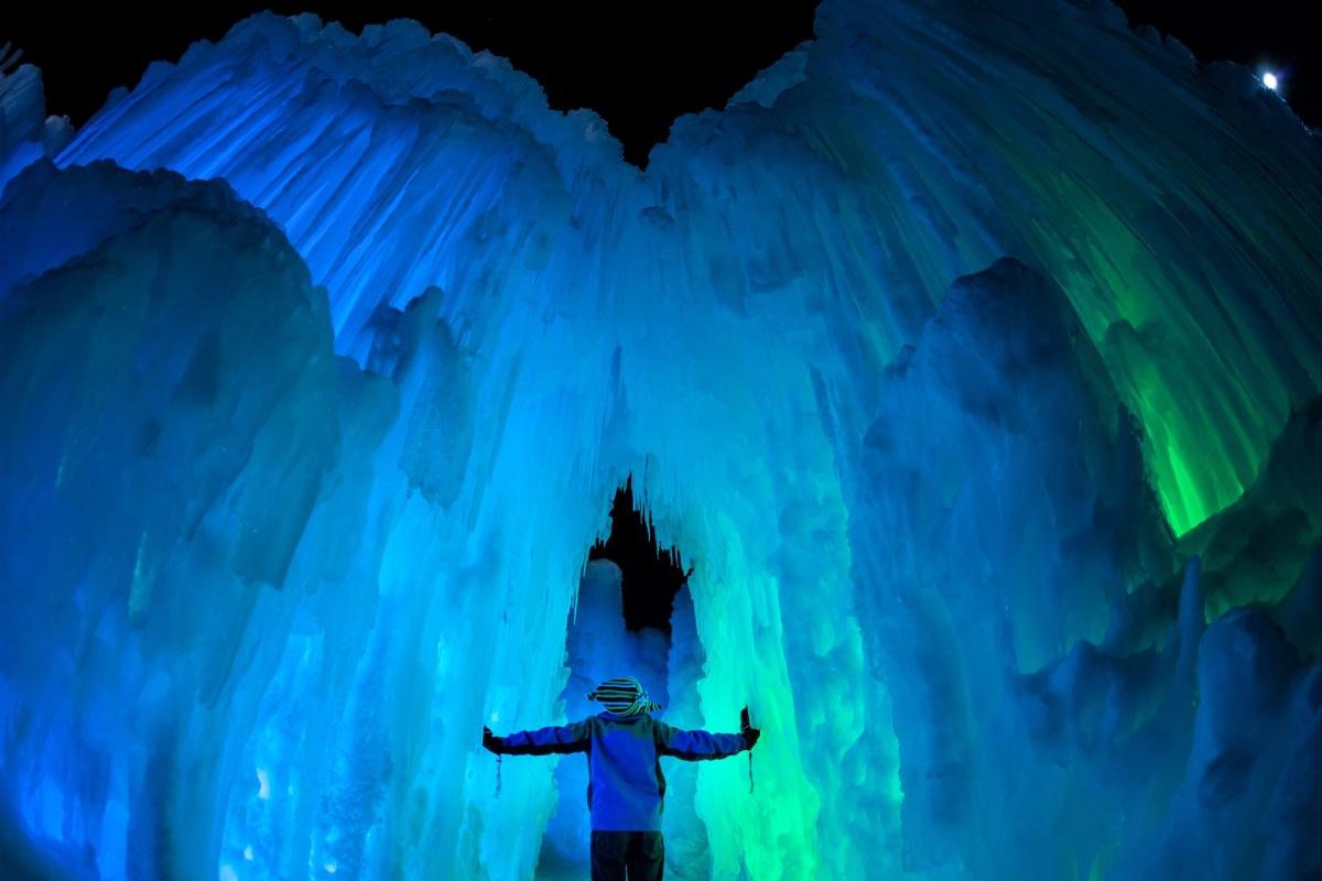 Lake Geneva Ice Castles. Photo credit: Bryan Rowland