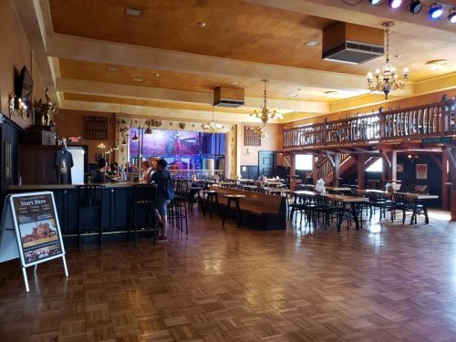 The tap room inside Al. Ringling Brewing Company, Baraboo, Wisconsin