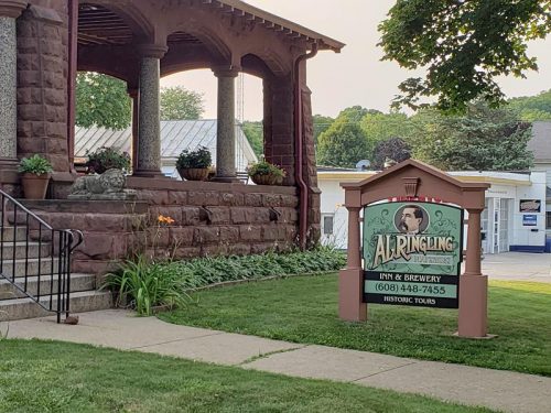 The Al. Ringling Mansion, Inn, & Brewery along Highway 113 in Baraboo, Wisconsin
