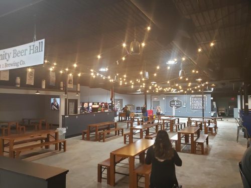 Part - just part - of the tap room inside District 1 Brewing Company along Business U.S. 51 in Stevens Point, Wisconsin