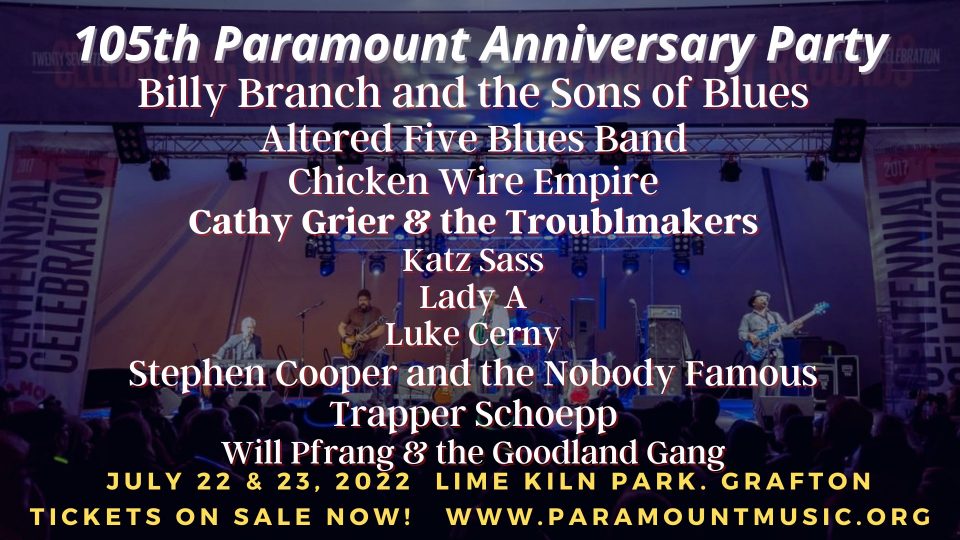 Paramount Music Festival 2022, July 22-23 in Grafton, Wisconsin