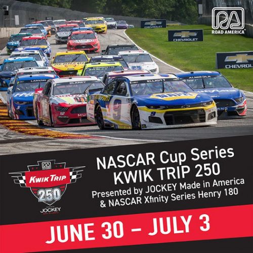 Wisconsin Weekend: NASCAR Cup Series KWIK TRIP 250 & NASCAR Xfinity Series Henry 180 at Road America in Elkhart Lake, Wisconsin