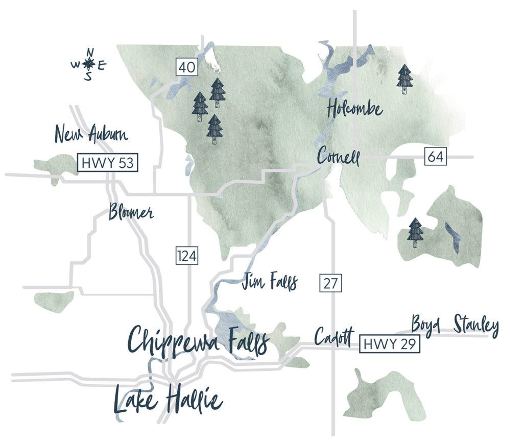 GO Chippewa County map