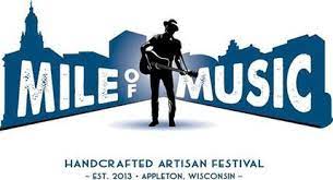 Mile of Music annual music festival in downtown Appleton, Wisconsin