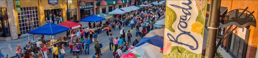 Broadway Farmers Market, every Wednesday in season in downtown Green Bay, Wisconsin