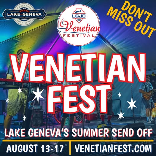 Venetian Fest in Lake Geneva, August 13-17, 2025