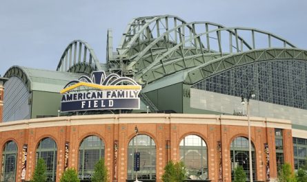 American Family Field, home of the Milwaukee Brewers in Milwaukee, Wisconsin
