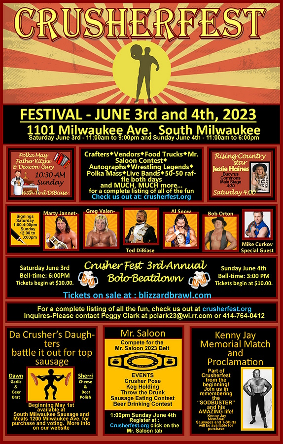 Crusherfest in South Milwaukee, Wisconsin, June 3-4, 2023