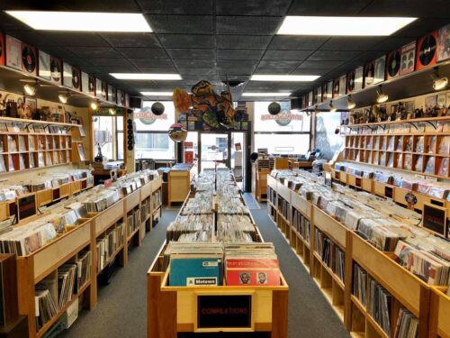 Revival Records in downtown Eau Claire, Wisconsin