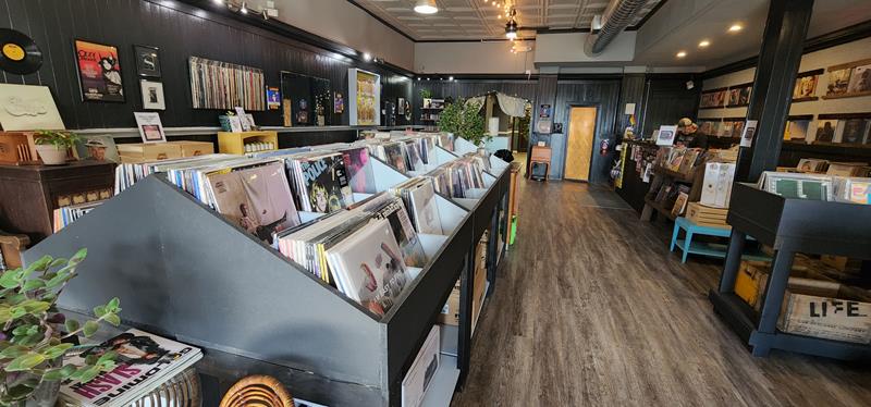 Good Day Sunshine Records, downtown Marshfield, Wisconsin
