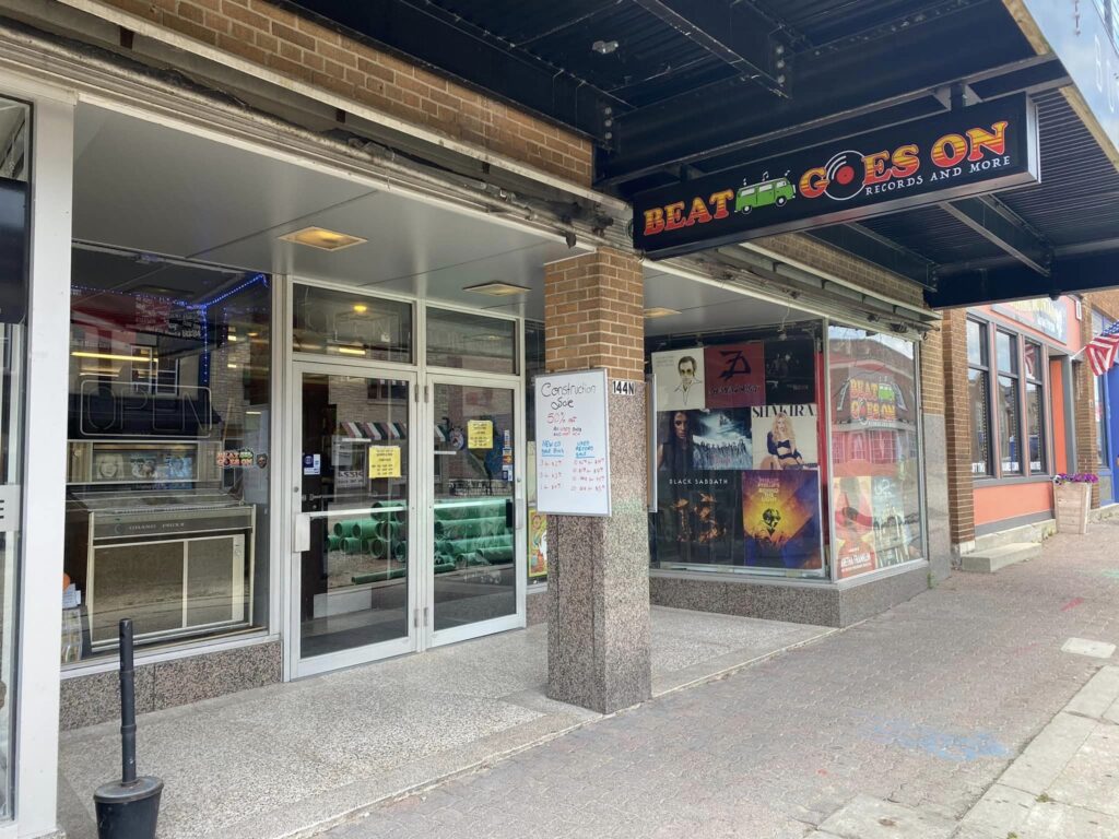 The Beat Goes On Records and More in downtown West Bend, Wisconsin (photo credit: The Beat Goes on Facebook page)