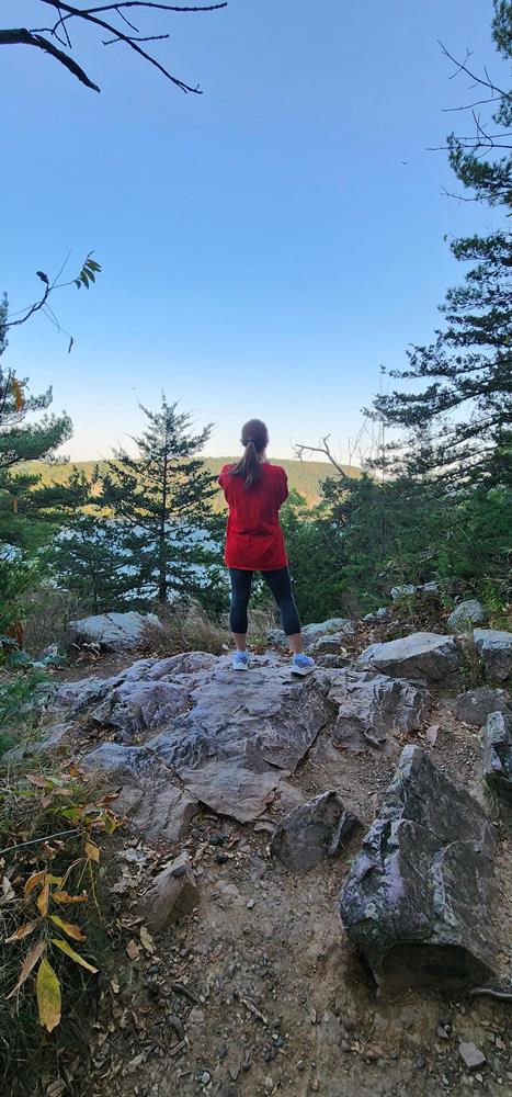 Devil's Lake State Park, where Highway 136 ends