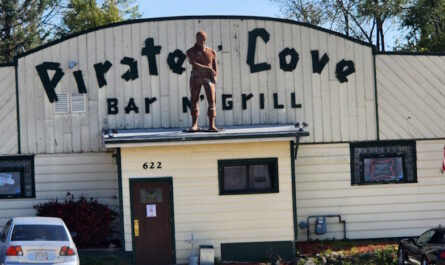 Pirates Cove Bar & Grill in Delavan, one of the Wisconsin Dive Bars along Highway 50